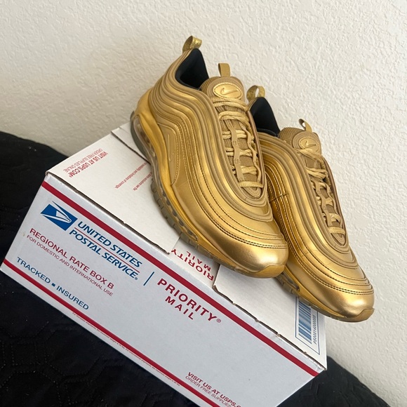 Nike Air Max 97qs leather trainers - Picture 2 of 6